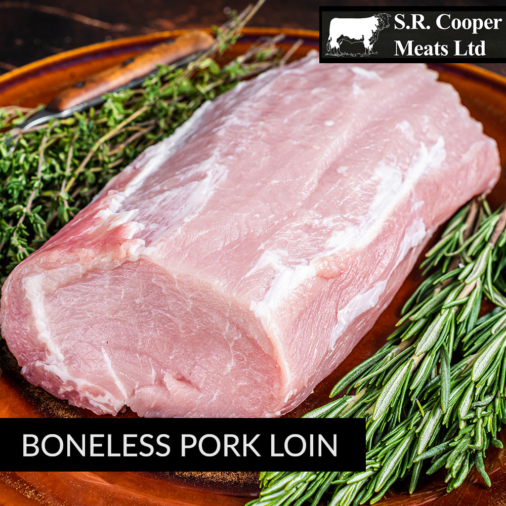 1kg Boneless Pork Loin S. R Cooper Meats Ltd